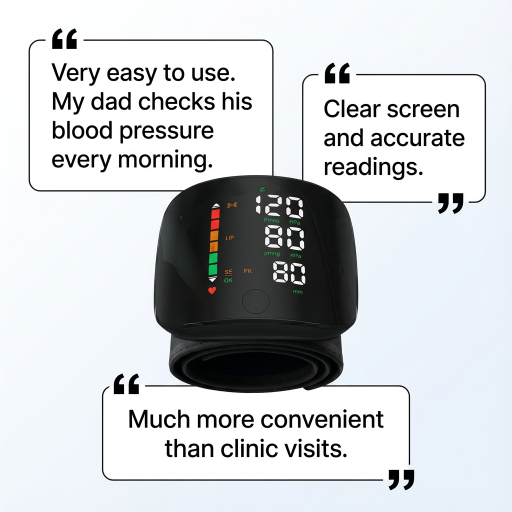ReJave™ Wrist Blood Pressure Monitor